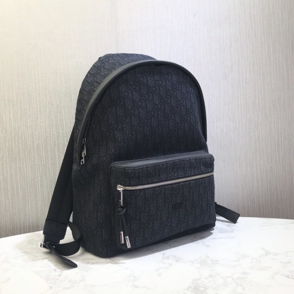 Christian Dior Oblique Backpack - Black