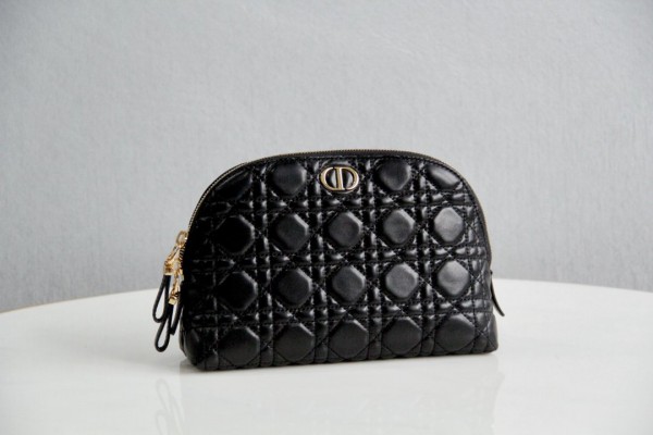 Christian Dior cosmetic bag Black/ Nude