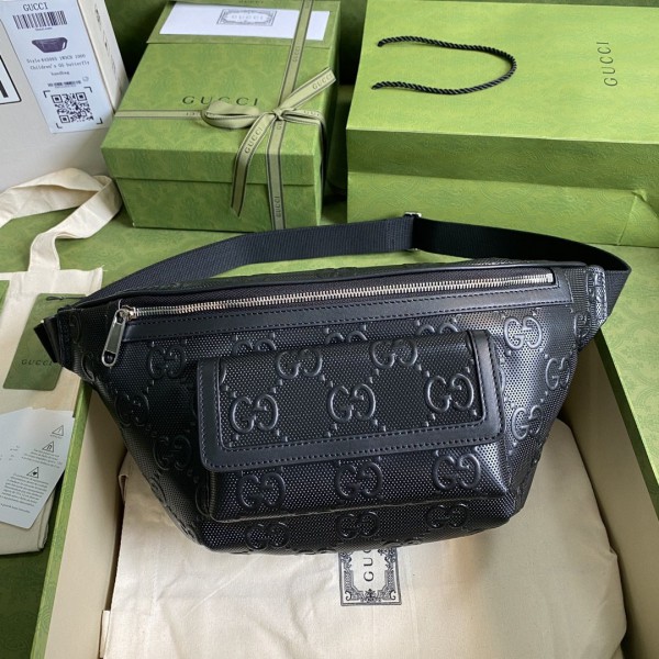 Gucci GG embossed belt bag