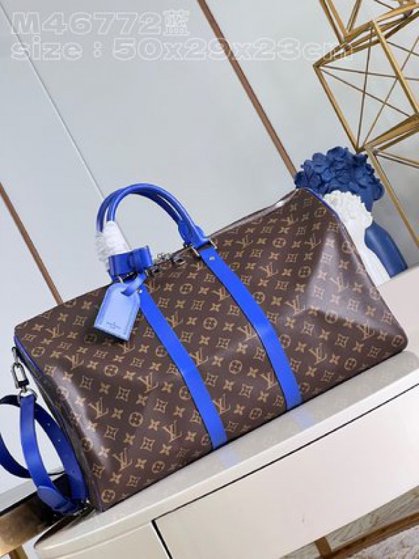 Louis Vuitton Keepall Bandoulière 50 Monogram Macassar