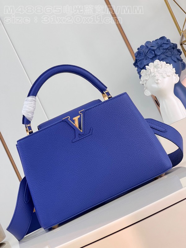 Louis Vuitton Capucines Monogram Flower Bag Size 31.5cm