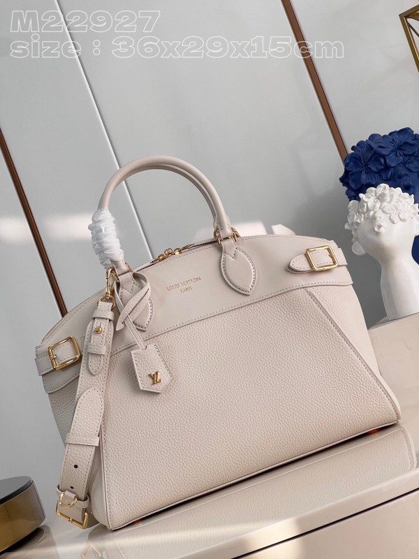 Louis Vuitton Lock It MM Taurillon Bag