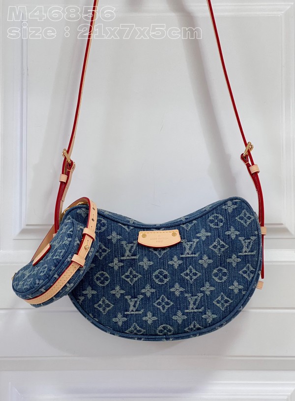Louis Vuitton Croissant Monogram Denim Bag