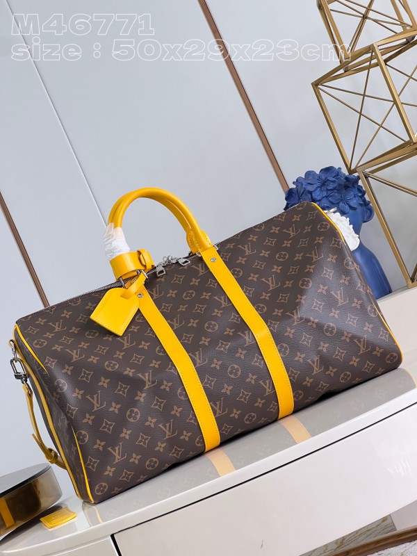 Louis Vuitton Keepall Bandoulière 50 Monogram Macassar 
