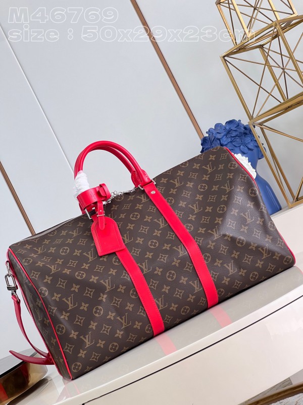 Louis Vuitton Keepall Bandoulière 50 Monogram Macassar