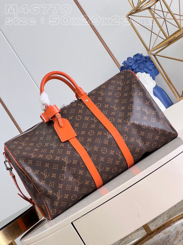 Louis Vuitton Keepall Bandoulière 50 Monogram Macassar
