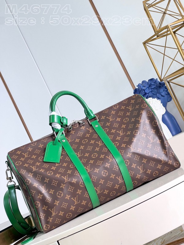 Louis Vuitton Keepall Bandoulière 50 Monogram Macassar