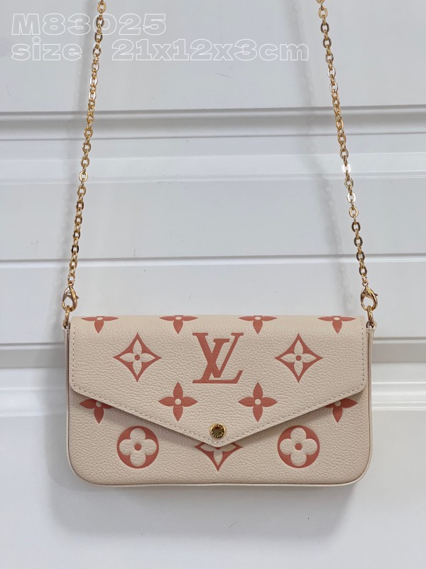 Louis Vuitton Félicie Pochette Monogram Empreinte Bag