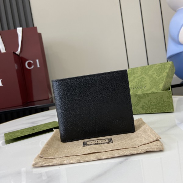 Gucci Wallet Black Leather