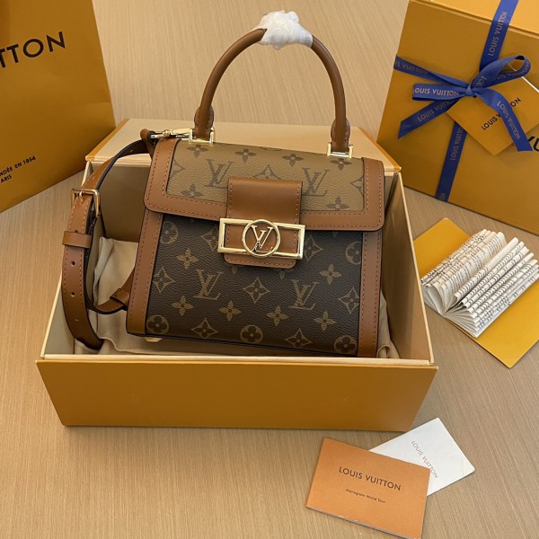Louis Vuitton Dauphine Capitale Monogram Reverse Bag