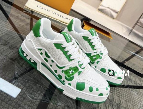 LV x Yayoi Kusama Trainer Sneaker (2023) - Green