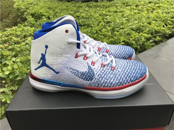 Air Jordan 31  White University Red Blue Olympics - 845037-107