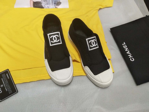 Chanel Double C Standard Canvas Shoes