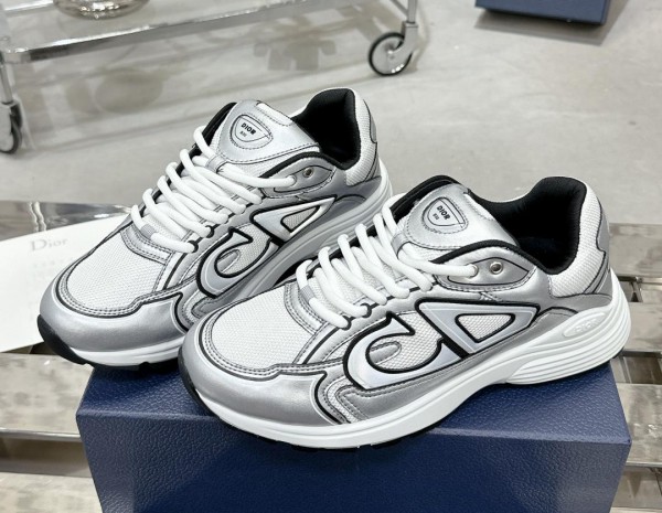 Dior B30 Sneaker White Silver 