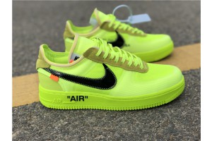 OFF-WHITE X Nike Air Force 1 Volt AO4606-700