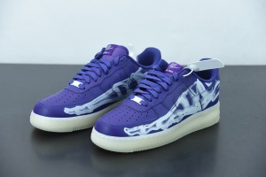 Nike Air Force 1 Low Purple Skeleton Halloween (2021)