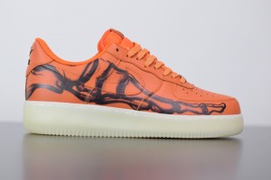Nike Air Force 1 Low Orange Skeleton CU8067-800