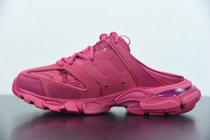 Balenciaga Track Mule Burgundy Pink