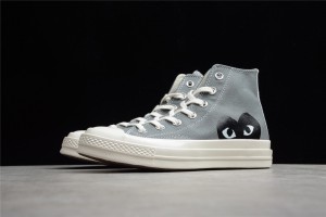 CDG Play x Converse Chuck 70 Hi Steel Gray 171847C