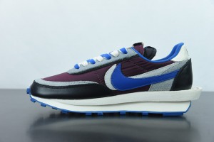 Sacai x Undercover x Nike LDWaffle "Night Maroon" DJ4877-600