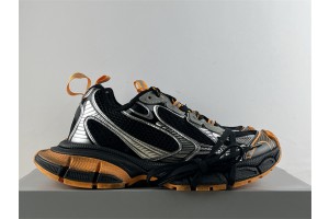 Balenciaga 3XL Sneaker in grey, black and Orange mesh and polyurethane