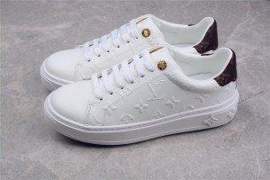 LV Time Out Sneaker White/Monogram Leather