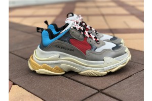 Balenciaga Triple S Sneaker 'Blue Red' 2018 533883 - W09O2 - 4365