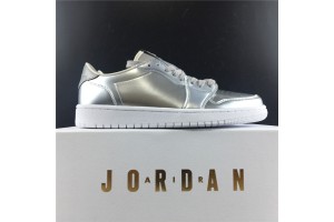 Air Jordan 1 Retro Low Pinnacle Metallic Silver - 852549-003