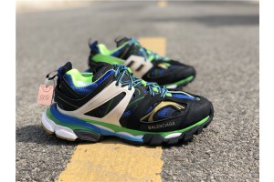 Balenciaga Track Trainer 3.0 Black Blue Green 