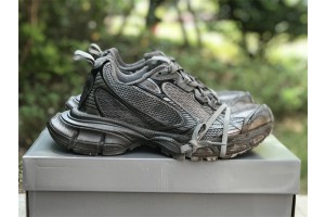 Balenciaga’s 3XL Sneaker in sliver and grey mesh and polyurethane