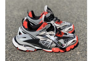 Balenciaga Track Trainer 4.0 Grey-Black-Red