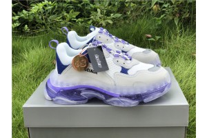 Balenciaga Triple S Clear Sole White Purple 544351-W09E1-1322