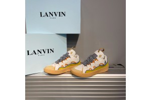 Lanvin Leather Curb Sneaker