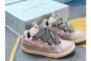 Lanvin Leather Curb Sneaker