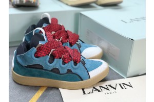 Lanvin Leather Curb Sneaker