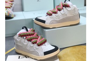 Lanvin Leather Curb Sneaker