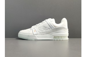 LV Trainer Sneaker All White