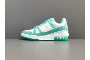 LV Trainer Mint White