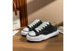 Maison Mihara Yasuhiro Peterson OG Sole Canvas Low Black