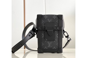 Louis Vuitton Vertical Trunk Wearable Wallet Monogram Eclipse Bag