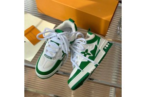 LV Skate Sneakers - Green White