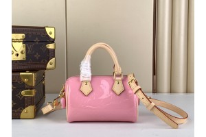 Louis Vuitton Nano Speedy Monogram Vernis Bag