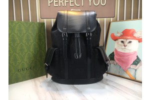 Gucci Black Jumbo GG Backpack
