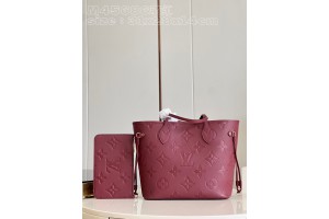 Louis Vuitton Neverfull Monogram Empreinte Bag