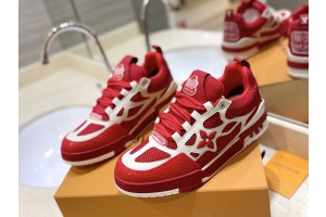LV Skate Sneakers - Red