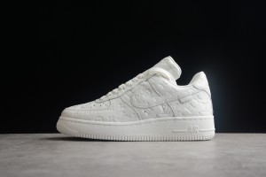 LV x Nike Air Force 1 All White