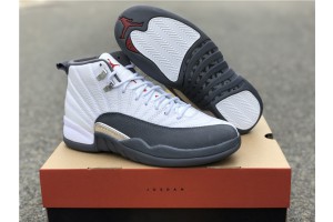 Air Jordan 12 Retro White Dark Grey 130690-160