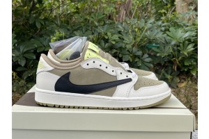 Air Jordan 1 Retro Low Golf Travis Scott Neutral Olive