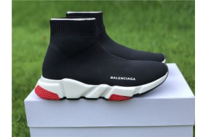 Balenciaga Speed Sneaker 'Black Red' 587286- W1721- 1019