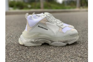 Balenciaga Triple S Clear Sole White